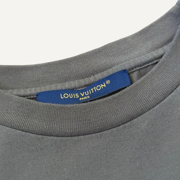 Size M - Louis Vuitton Washed Embellished Cotton T-Shirt - Picture 7 of 13